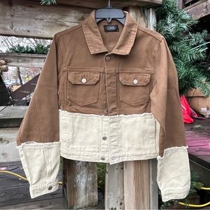 Cider two toned Jean jacket